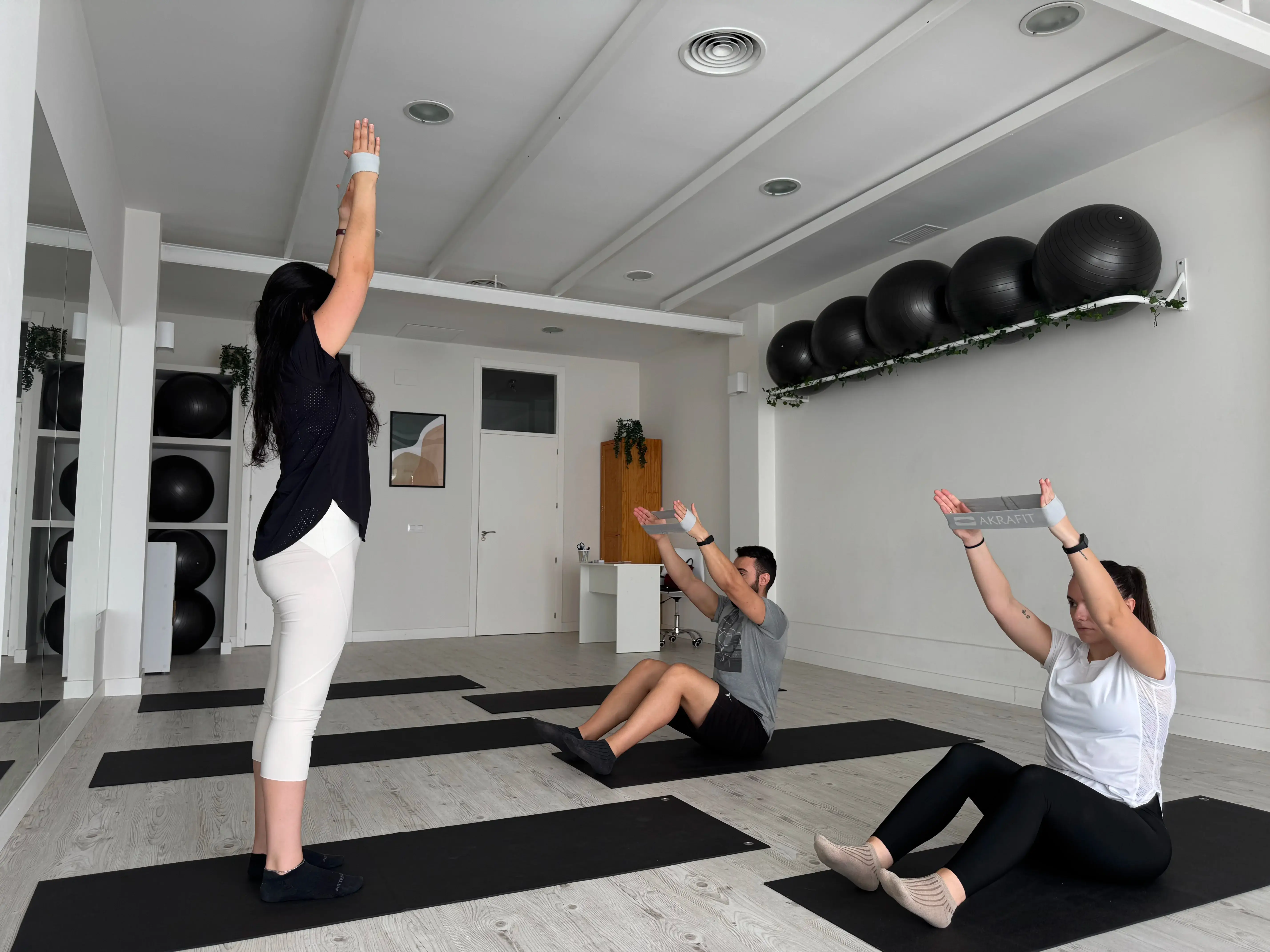 Clase de pilates funcional en Centro Ola